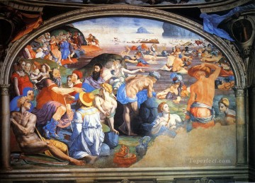 アーニョロ 紅海を渡る フィレンツェ アーニョロ・ブロンズィーノ Oil Paintings